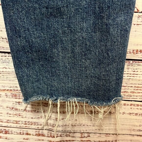 Everlane The Cheeky Jean Crop Ankle Women’s 35 Waist Raw Hem Curvy - Picture 5 of 10